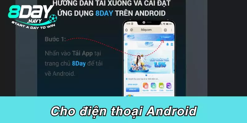 Cho điện thoại Android