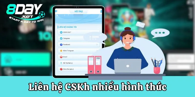 Liên hệ CSKH bằng nhiều hình thức - tốc độ xử lý vấn đề chớp nhoáng