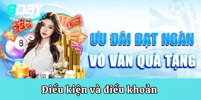Điều kiện và điều khoản quy định khi nhận khuyến mãi 8day