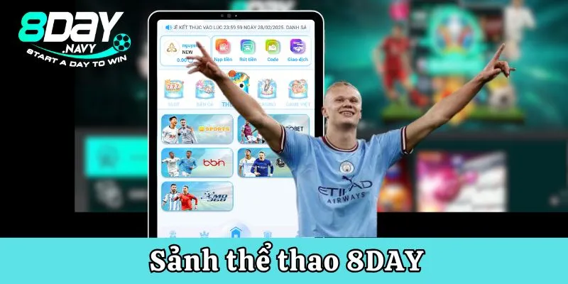 Thể thao 8DAY game hấp dẫn người chơi bởi những kèo cược xanh chín