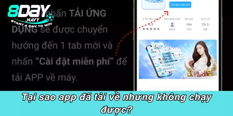 Tại sao app của nhà cái khi đã tải về nhưng không chạy được?