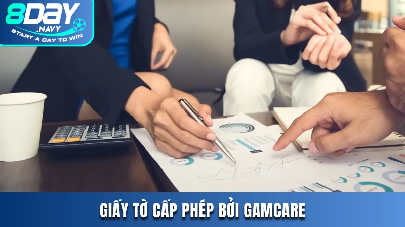 Giấy tờ cấp phép bởi GamCare