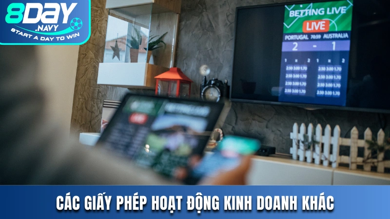 Giấy tờ cấp phép hoạt động của nhà cái 8DAY thể hiện uy tín