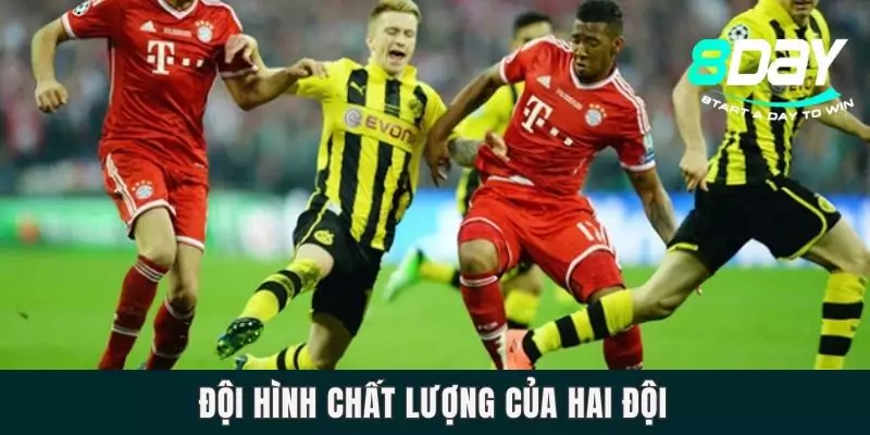 Đội hình chất lượng của hai đội